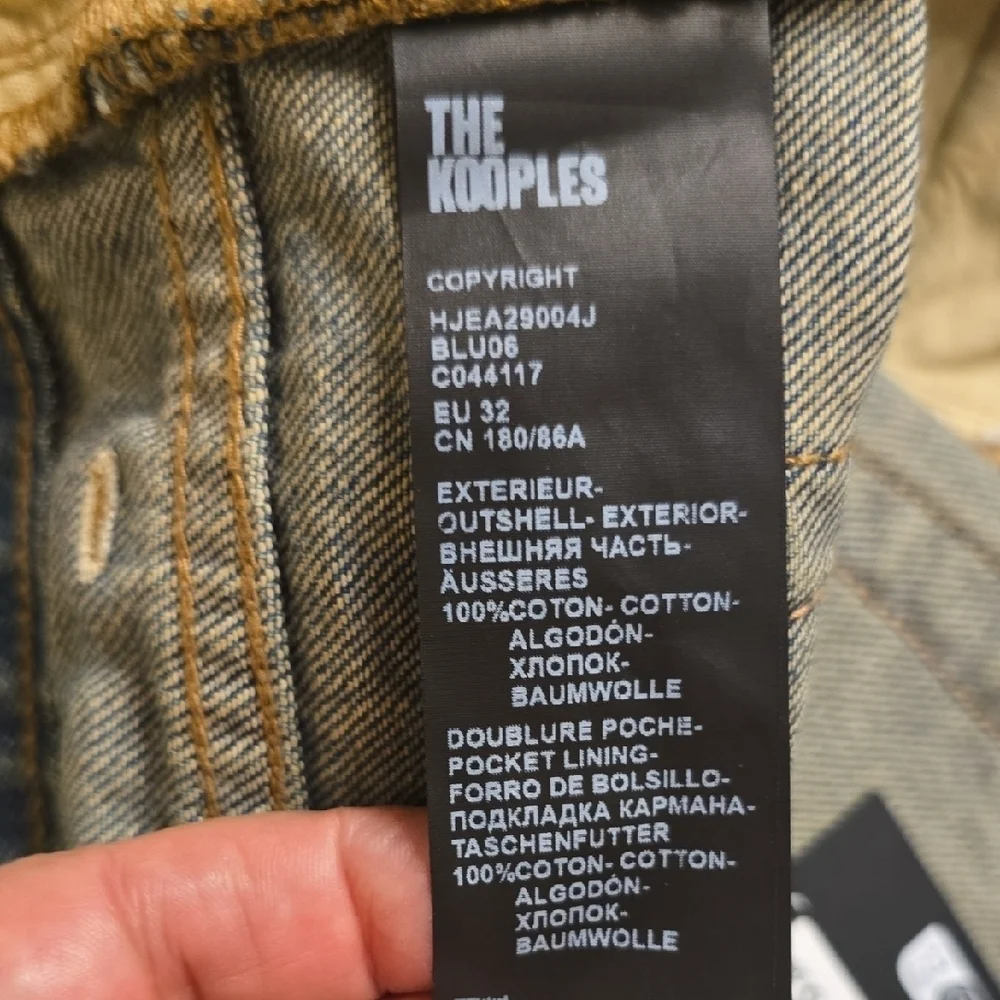 The Kooples Blue Straight Men Jeans See Mesurements
